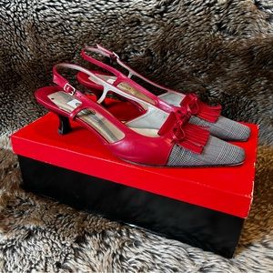 Vintage Talbots Slingback Kitten Heel Pumps